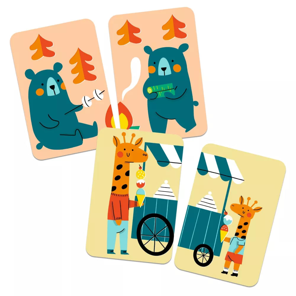 Carte del Gioco di Carte Misti'Loup Djeco