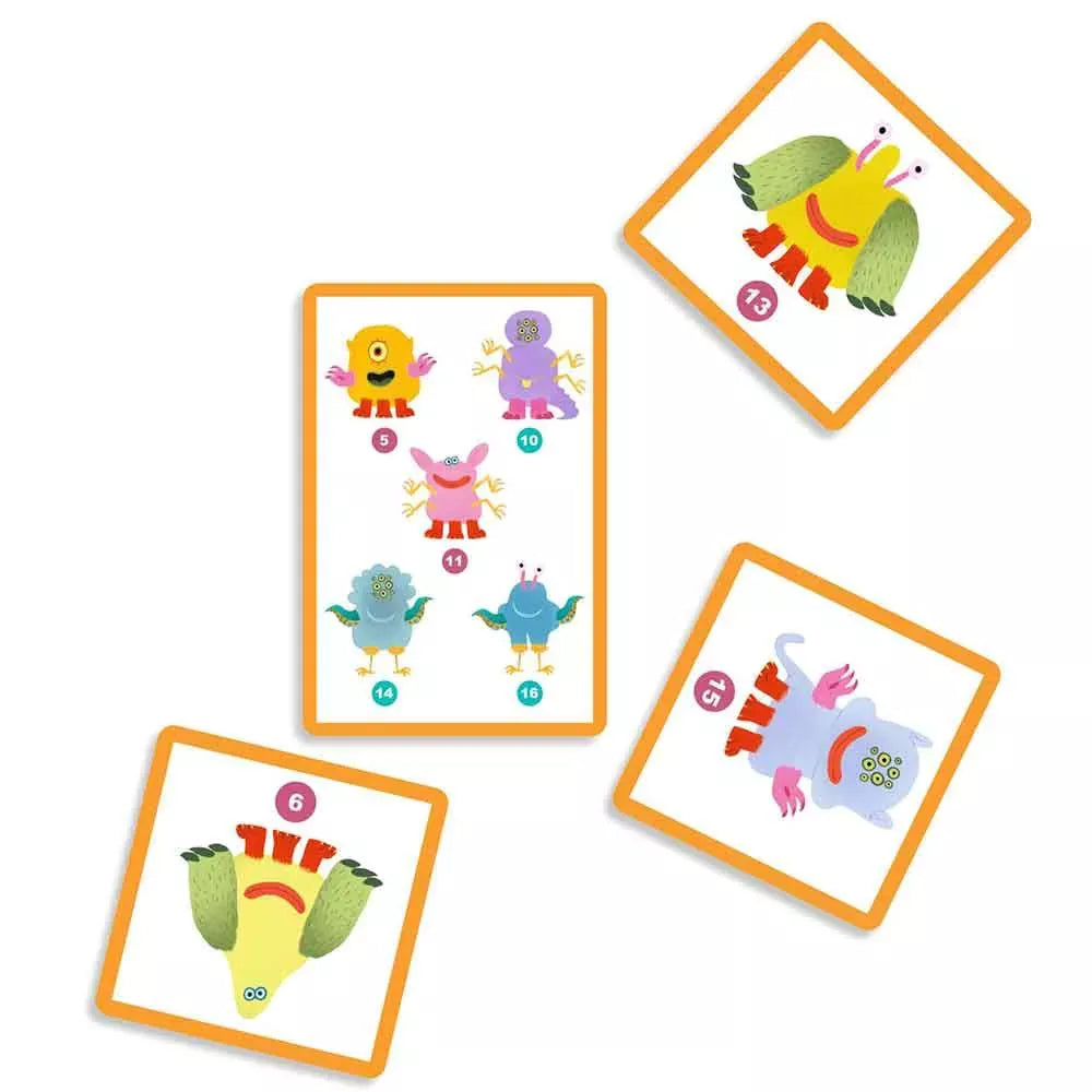 Gioco di Carte Monster Toi Djeco