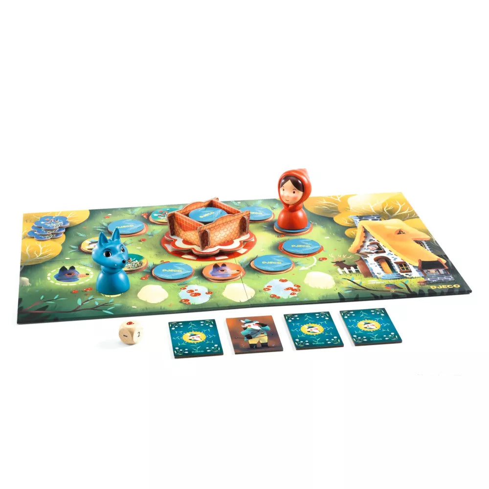 Gioco di Cooperazione e Memoria Redwoods Djeco plancia di gioco