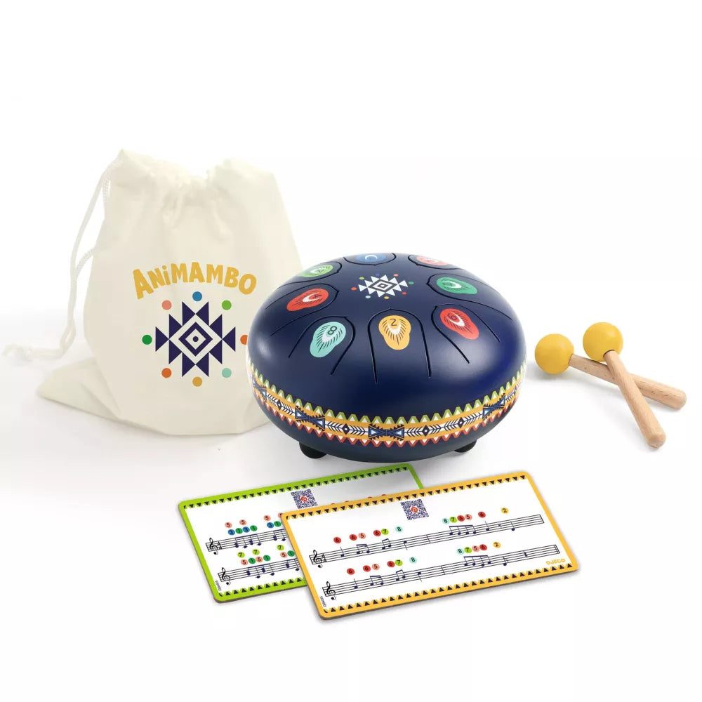 Contenuto del Tamburo Animambo Blu Djeco