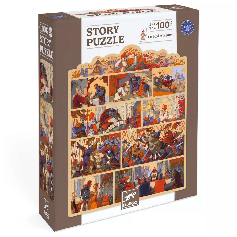 Confezione Story Puzzle Re Artù Djeco