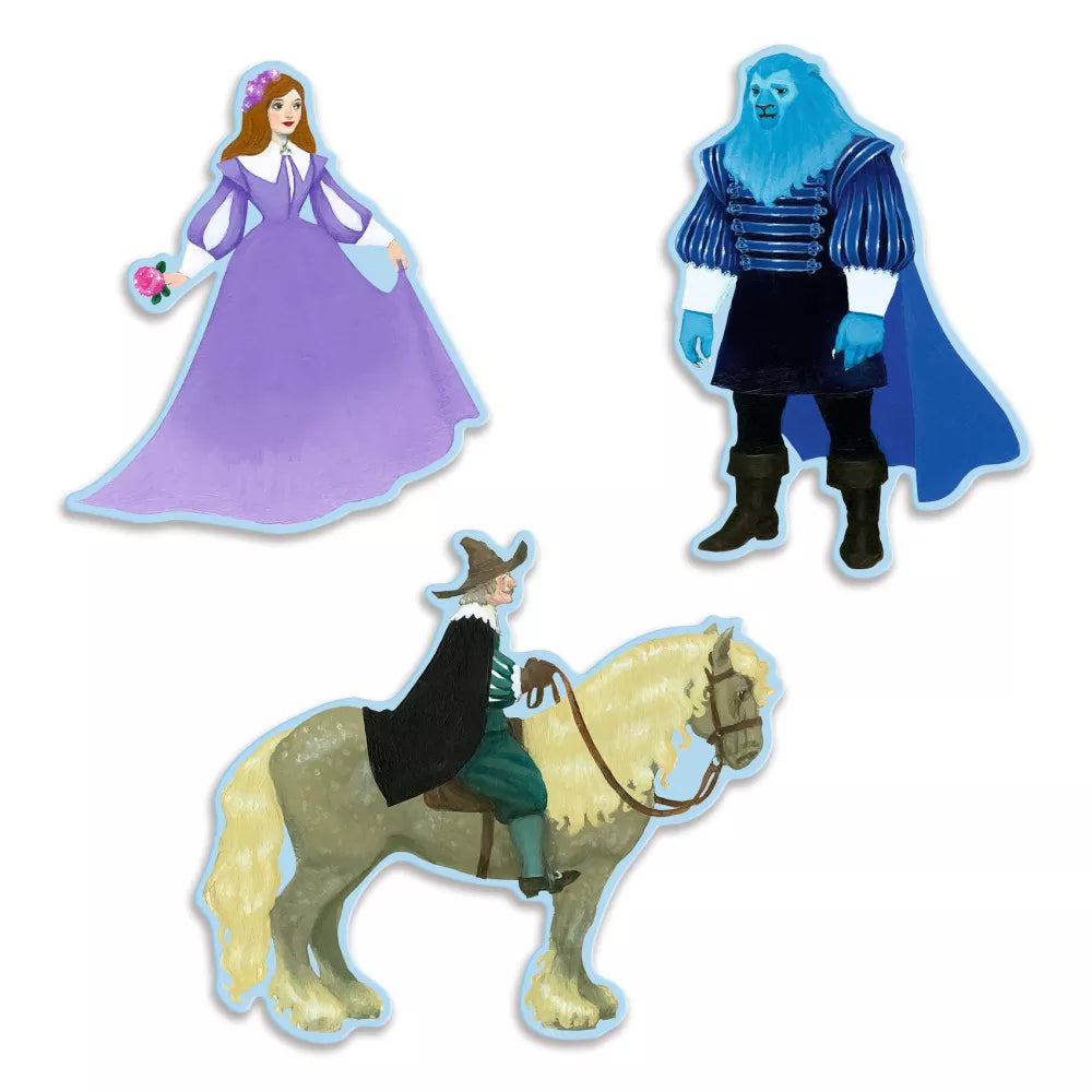 Personaggi dello Story Puzzle La Bella e la Bestia Djeco