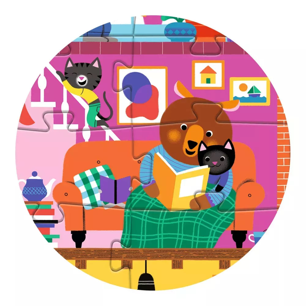 Puzzle Gigante La Casa dei Piccoli Amici Djeco Dettaglio