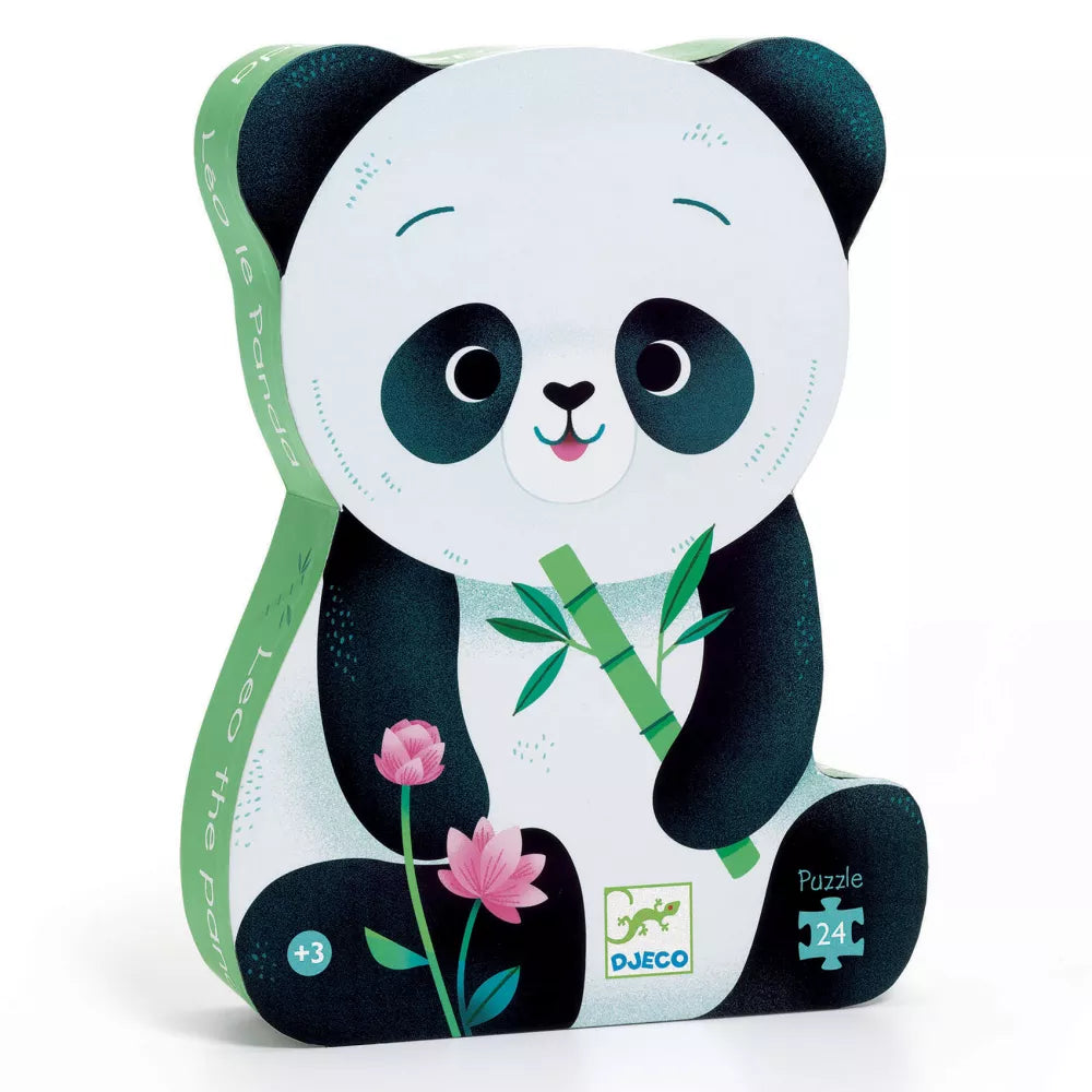 Confezione del Puzzle Leo il Panda Djeco
