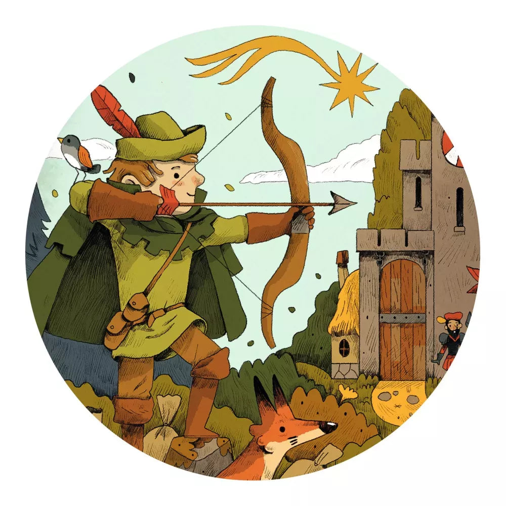 Dettaglio del Puzzle Robin Hood Djeco