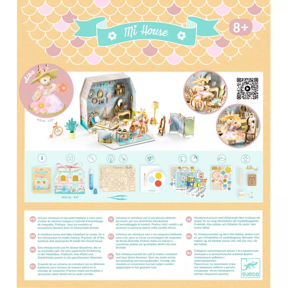 Retro confezione Casa in Miniatura Mi House Alba Djeco