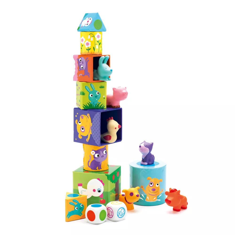 Esempio torre del Gioco da Tavolo Ludanimo Djeco