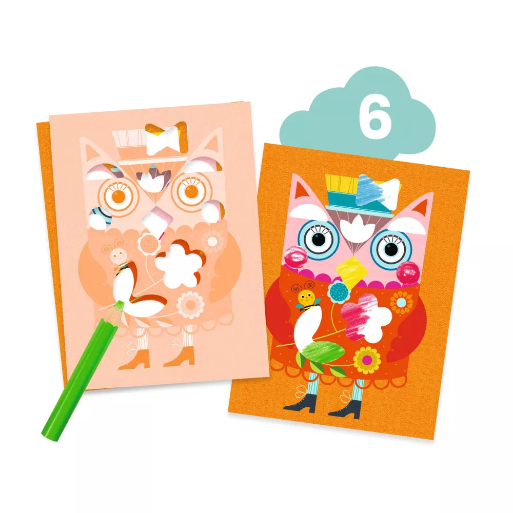 Sesta attività del Box Attività Creative Gatto Djeco
