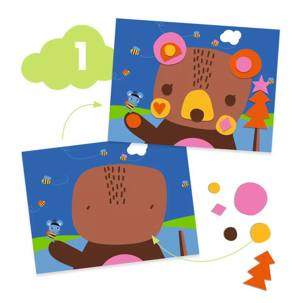 Prima Attività del Box Attività Creative Topo Djeco
