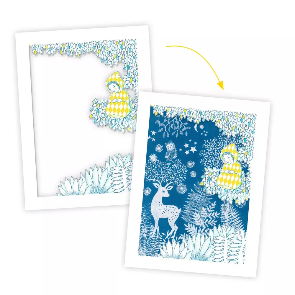 Esempio Set Cianotipia Al Chiaro di Luna Djeco