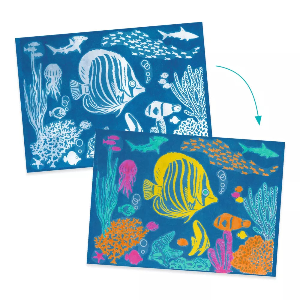 Esempio Set Cianotipia Oltremare Djeco