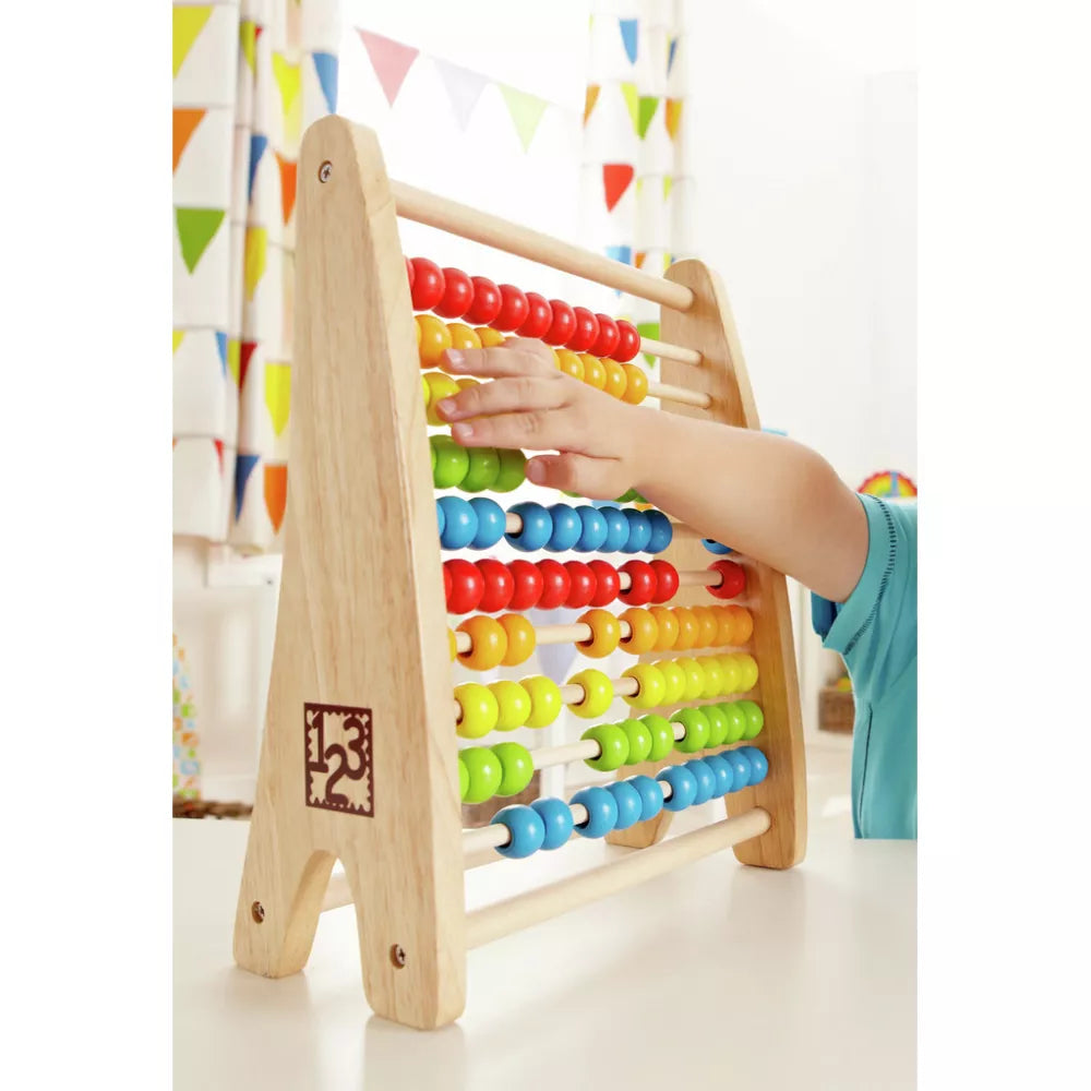 Esempio Abaco in Legno Arcobaleno Hape