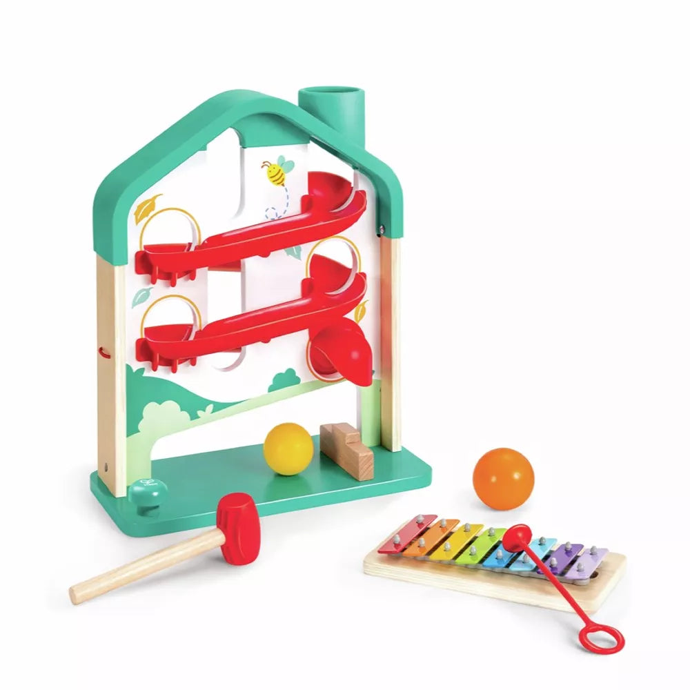 Scivolo con Palline e Xilofono Hape con xilofono estratto