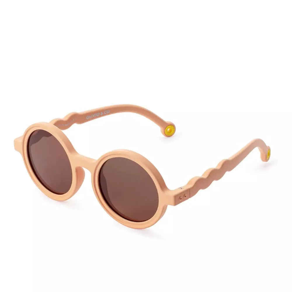 Occhiali da Sole Tondi 0-3 Anni Olivio&Co Grapefruit Pink