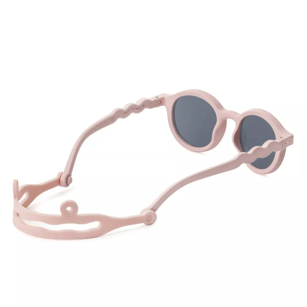 Occhiali da Sole Ovali 0-3 Anni Olivio&Co Coral Blush con elastico