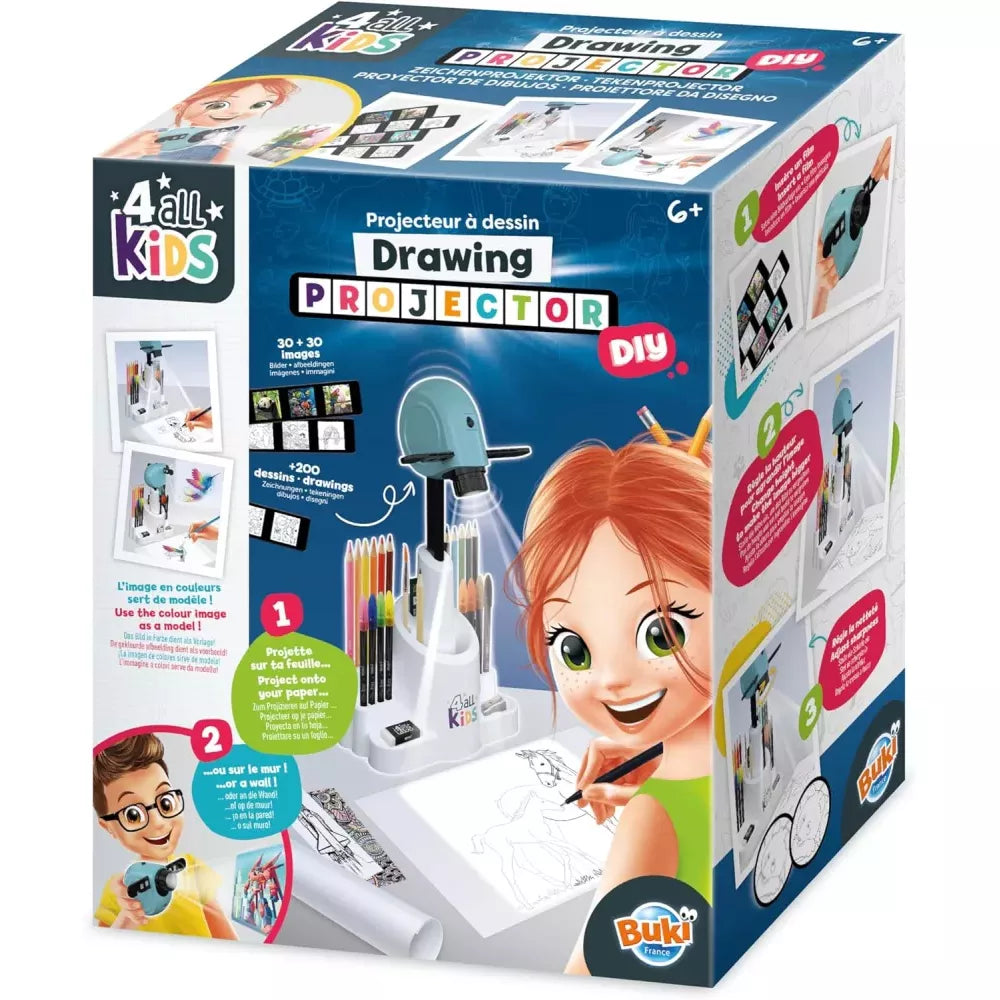 Confezione Proiettore da Disegno 2 in 1 Buki