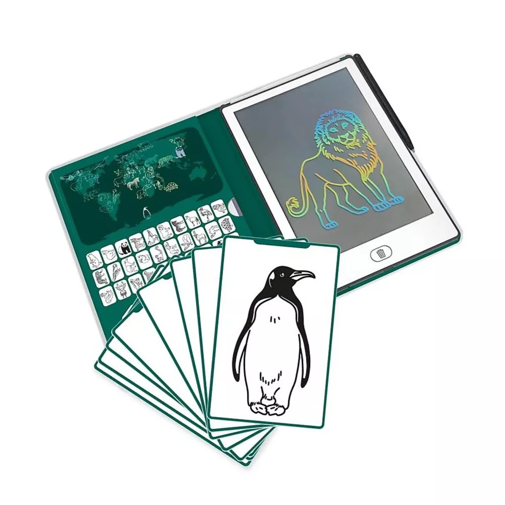 Contenuto Mini Tablet da Disegno Kidywolf Animali del mondo