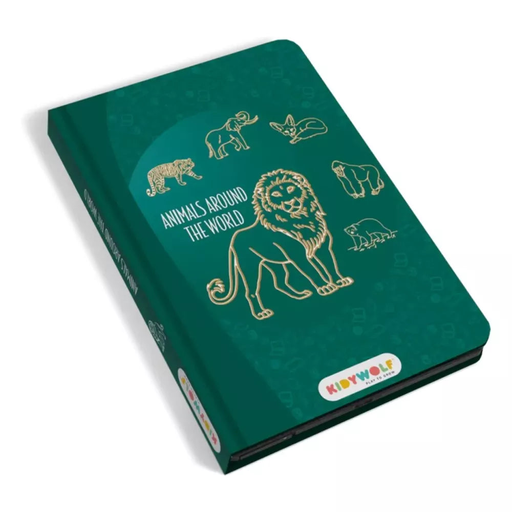 Mini Tablet da Disegno Kidywolf animali del mondo