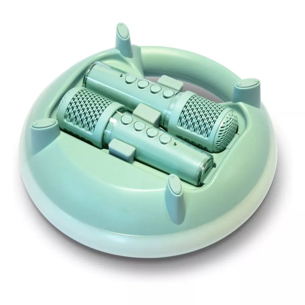 Karaoke per Bambini  Portatile Kidywolf con microfoni riposti sotto la base