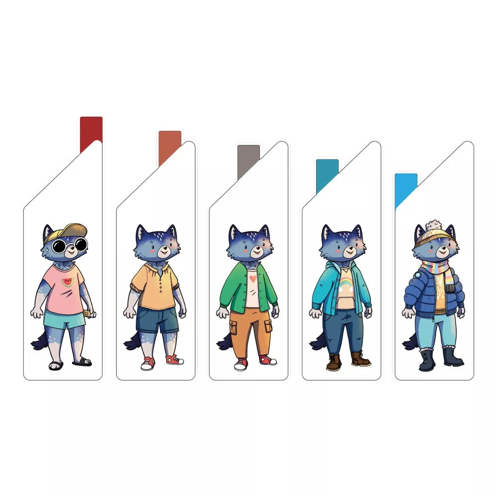 Schede Abbigliamento della Stazione Meteorologica Educativa Kidywolf