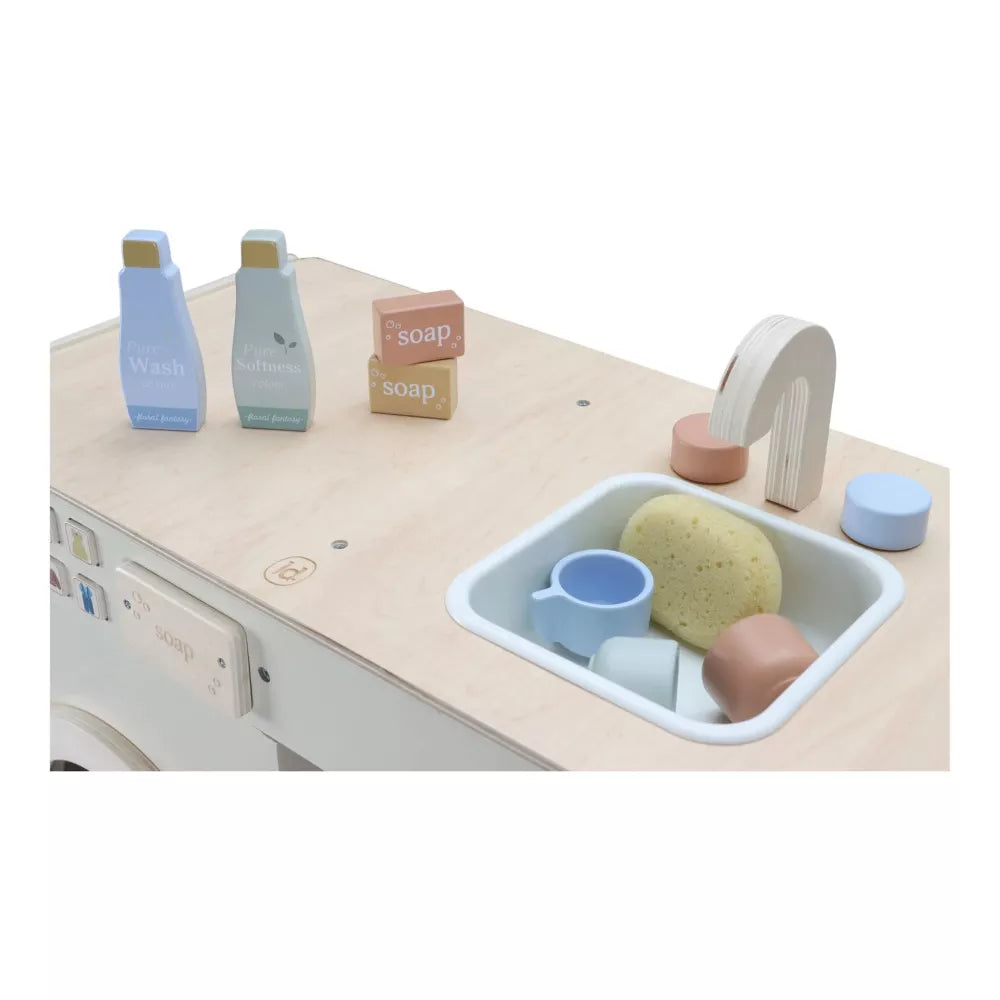 Lavandino sopra la Lavatrice in Legno Little Dutch Limited Edition