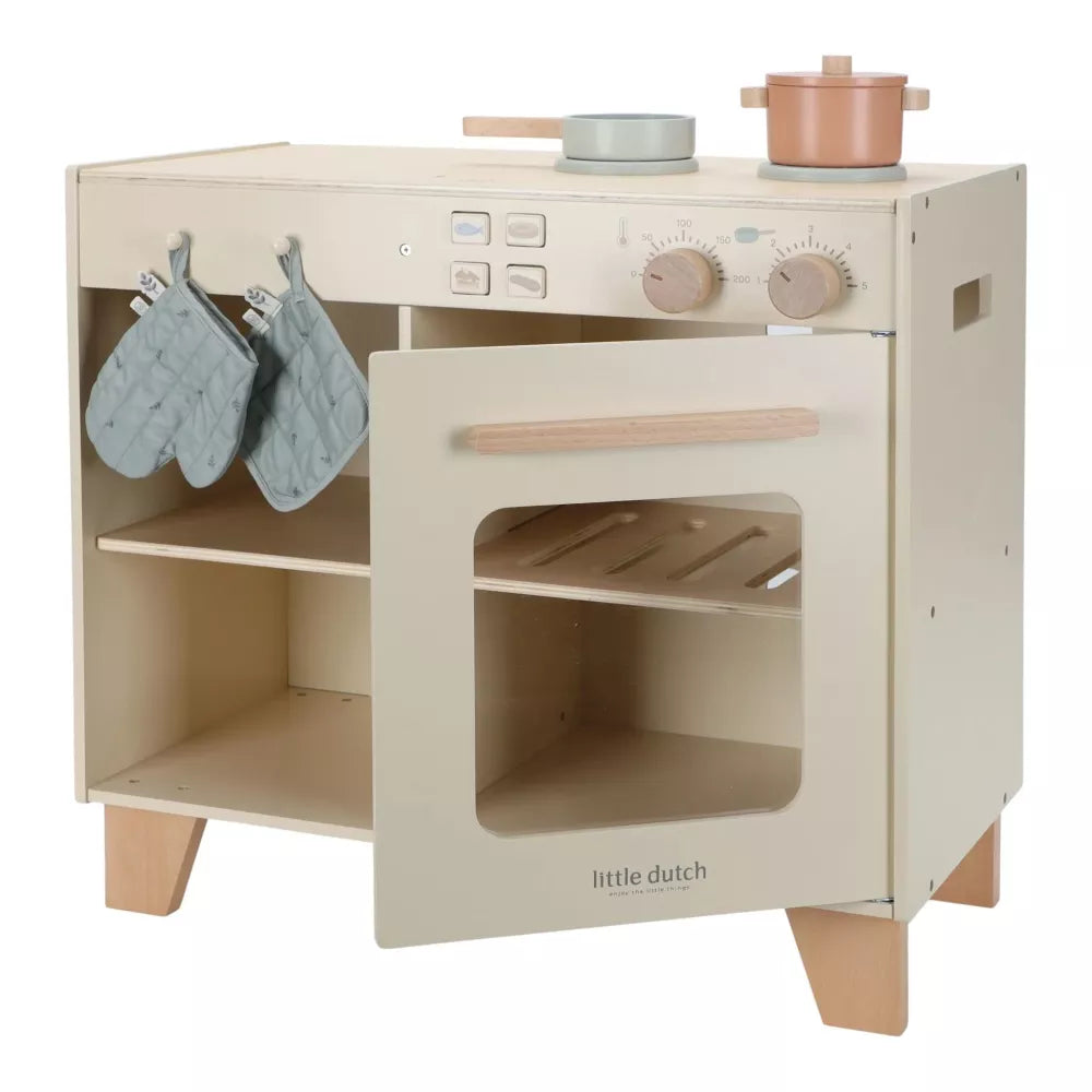 Cucina in Legno Little Dutch Limited Edition con forno aperto