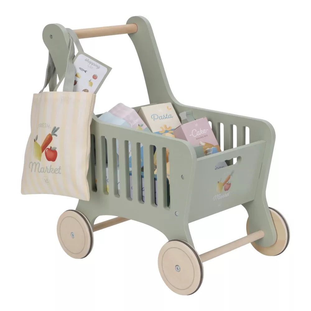 Carrello della Spesa in Legno Little Dutch