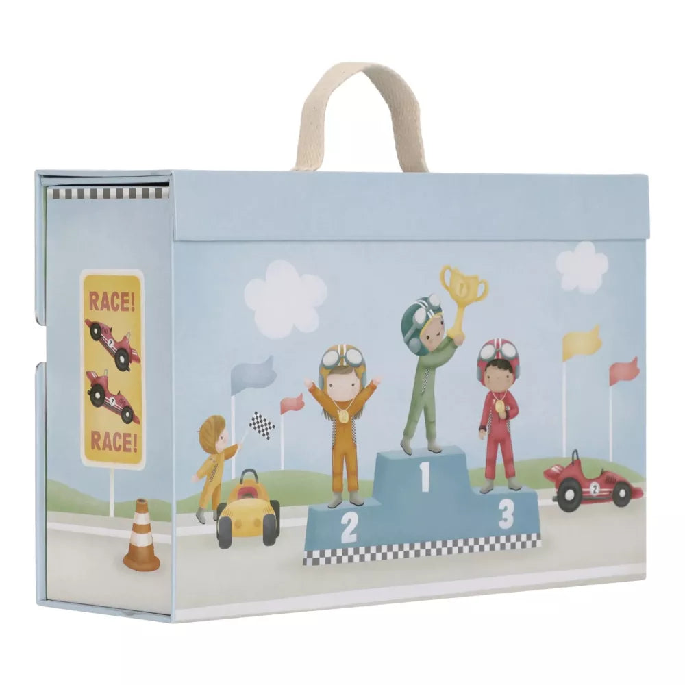 Valigetta con Pista da Corsa Little Dutch chiusa