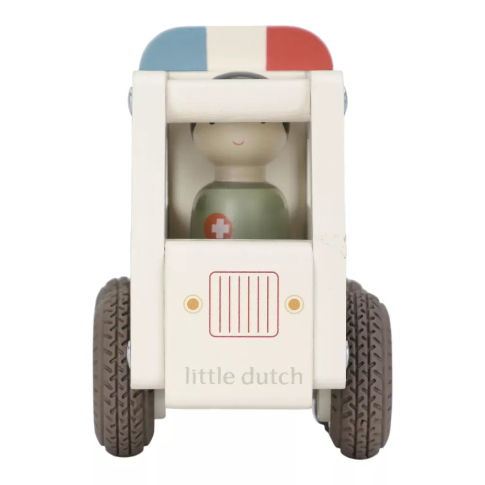 Fronte dell'Ambulanza in Legno Little Dutch