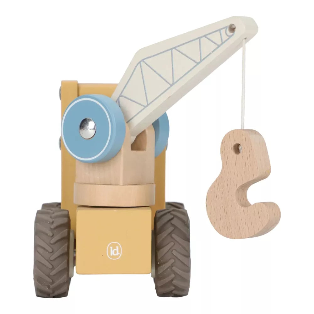 Retro della Gru in Legno Little Dutch