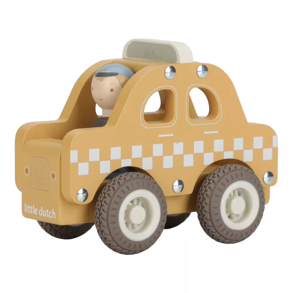 Taxi in Legno Little Dutch con personaggio alla guida