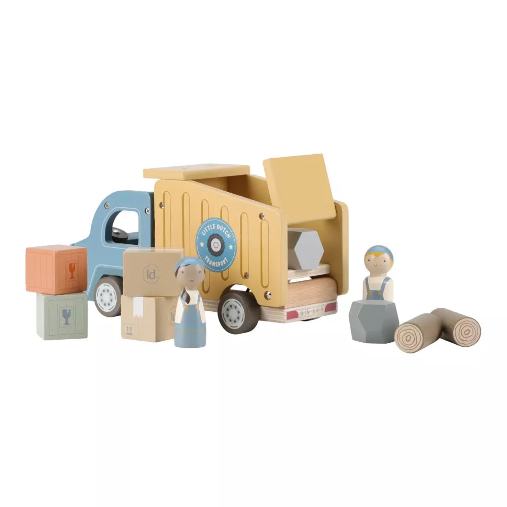 Esempio Set Camion Ribaltabile in Legno Little Dutch
