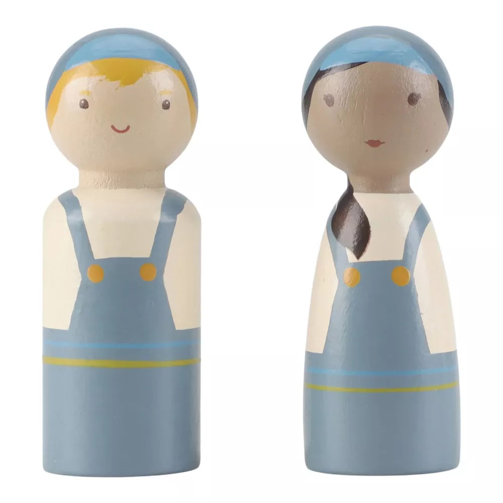 Personaggi del Set Camion Ribaltabile in Legno Little Dutch