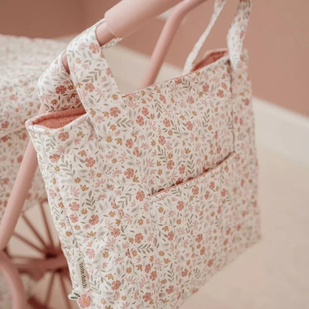 Borsa Fasciatoio per Bambole Little Dutch appesa alla carrozzina in metallo Little Dutch