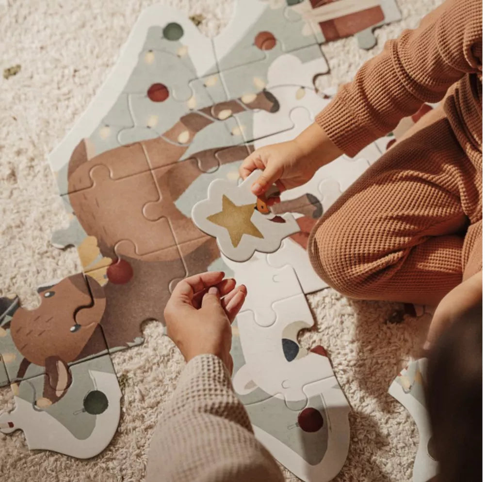 Dettaglio del Puzzle Natalizio XL Little Dutch
