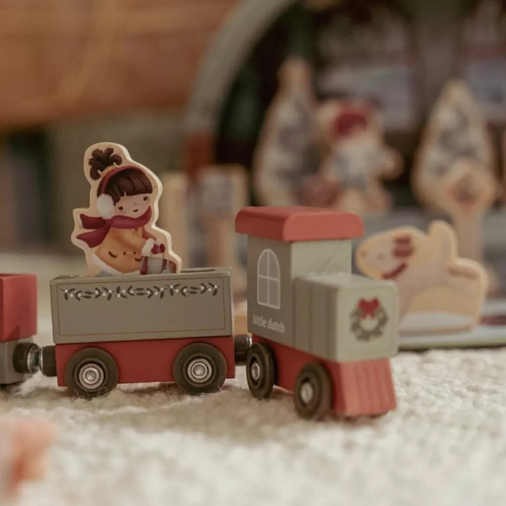 Dettaglio treno del Calendario dell'Avvento Trenino Little Dutch