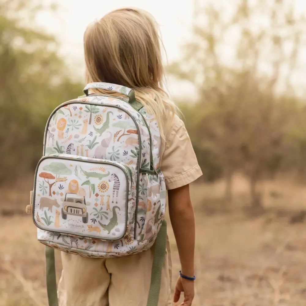 Zaino Safari Friends Little Dutch Indossato