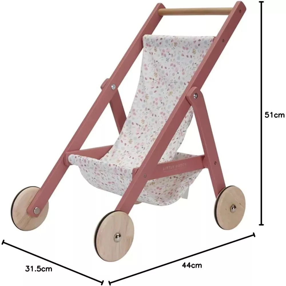 Misure del Passeggino per Bambole in Legno Little Dutch
