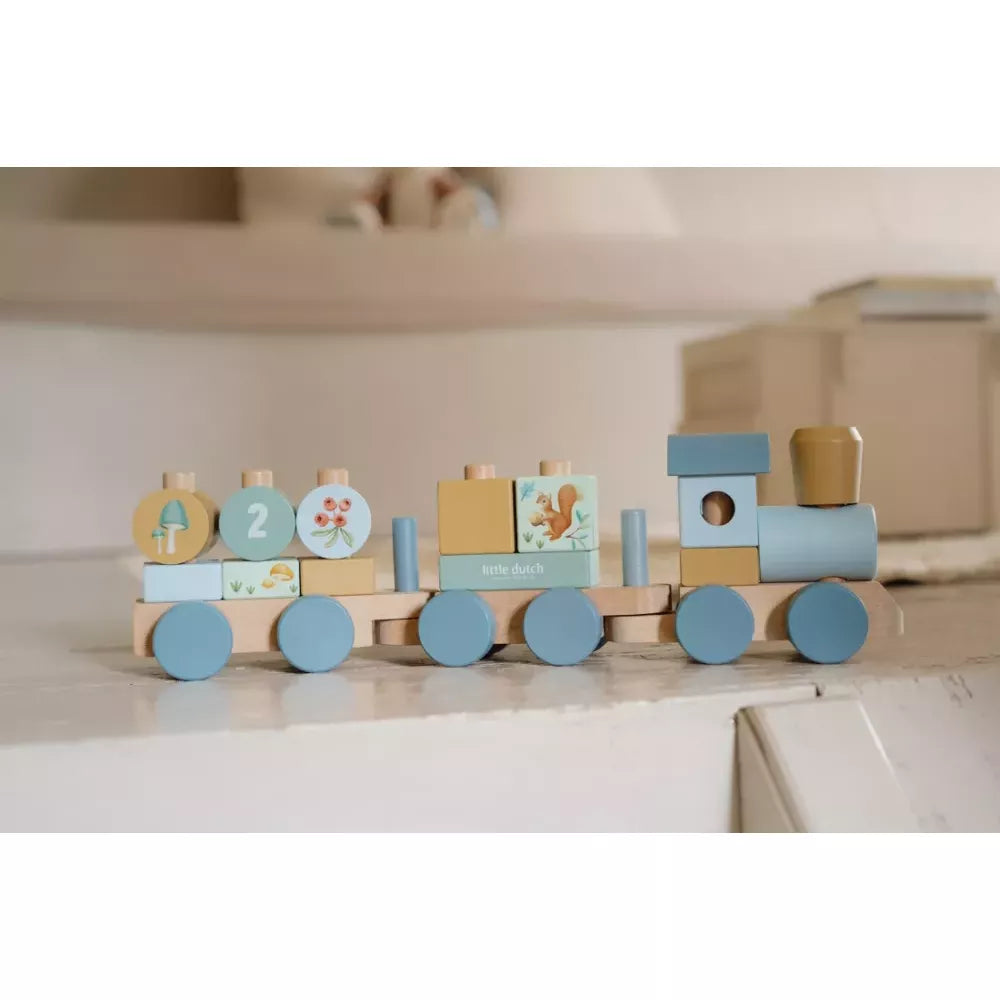 Esempio del Trenino Impilabile Little Dutch Forest Friends