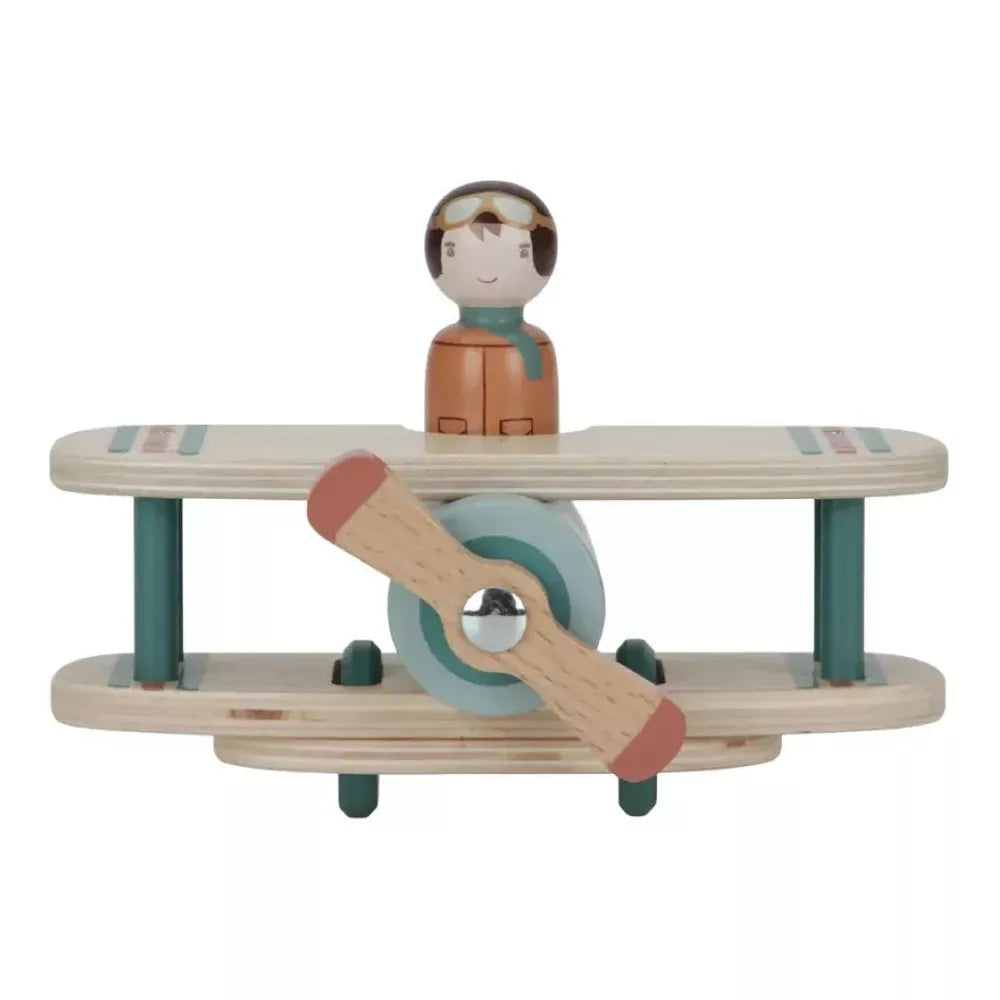 Aeroplano in Legno Little Dutch di fronte