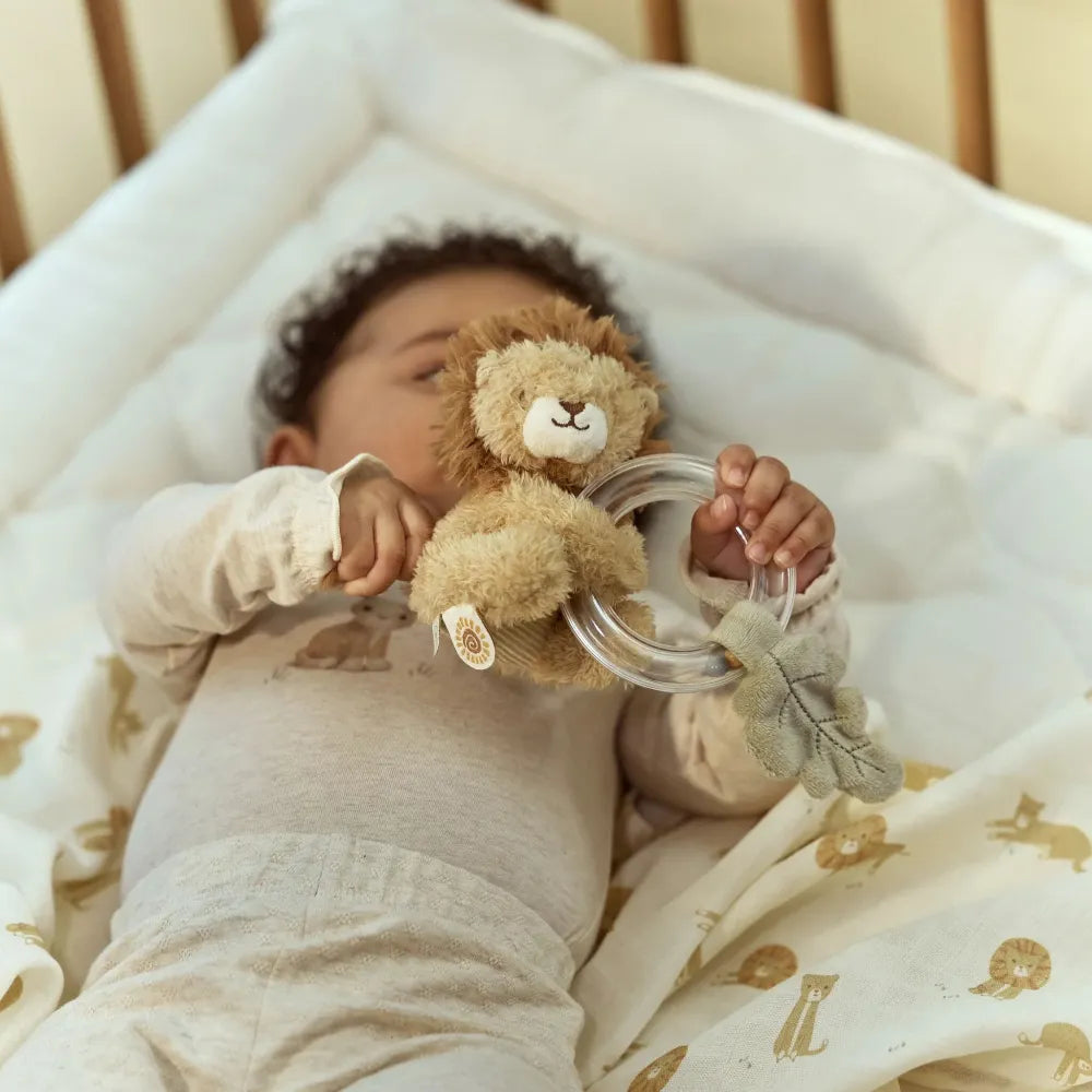 Sonaglio ad Anello Leone Safari Friends Little Dutch con Bimbo