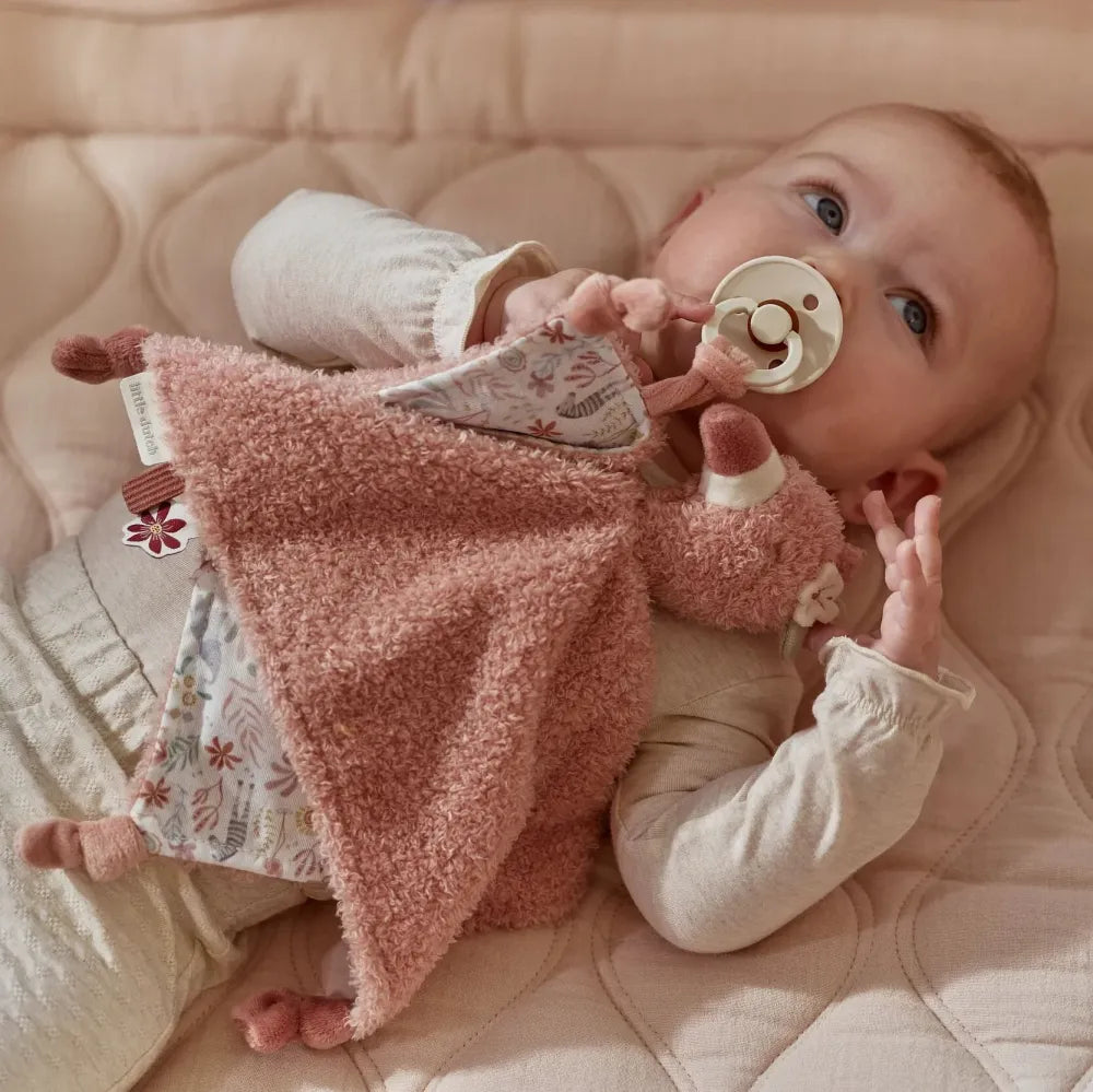 Doudou Fenicottero Safari Friends Little Dutch con Bimba