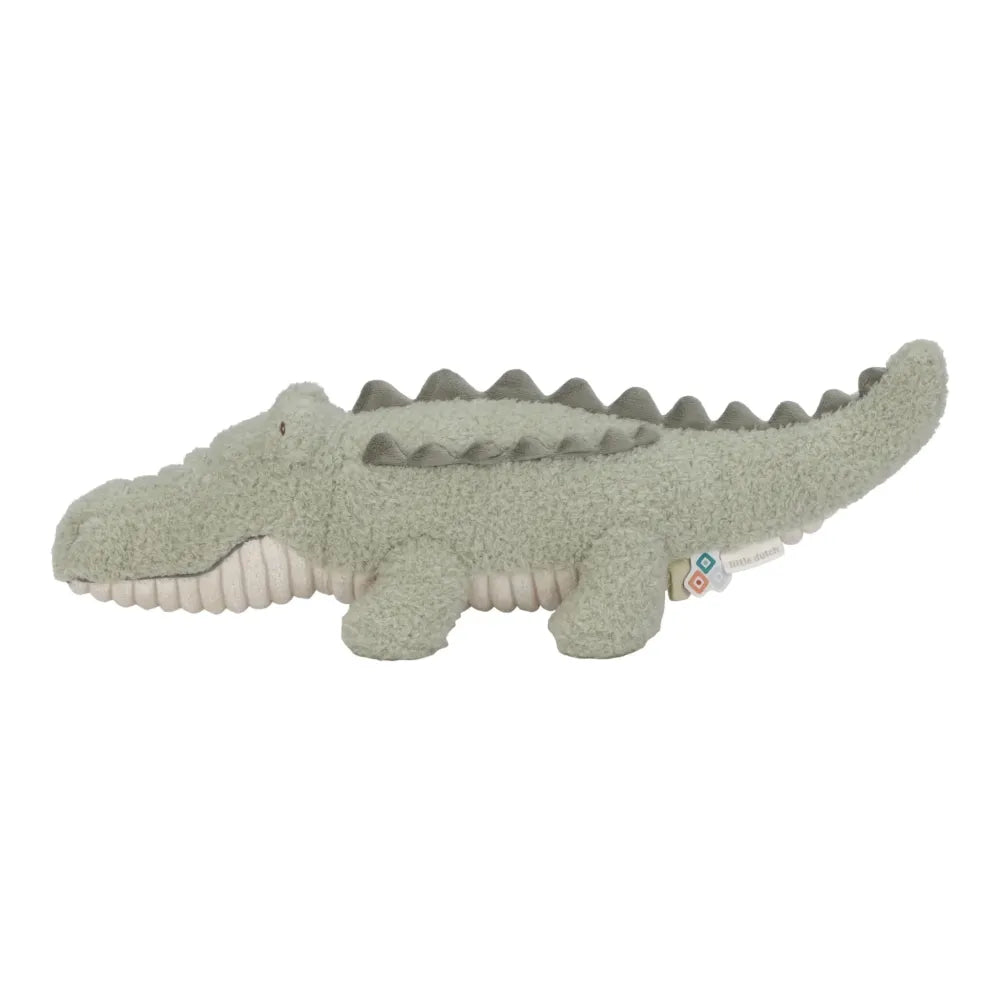 Peluche Coccodrillo Safari Friends Little Dutch Lato Sinistro