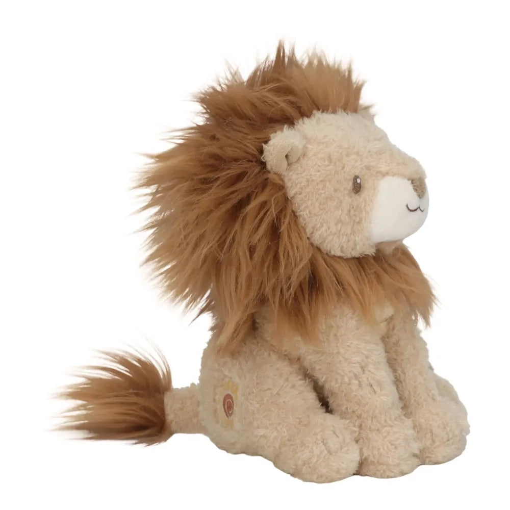 Peluche Leone 17 cm Safari Friends Little Dutch di Lato