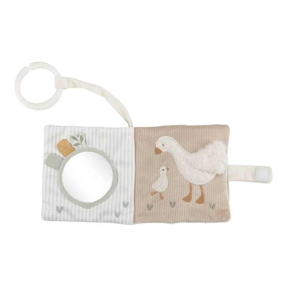 Libricino Attività Little Dutch Newborn Naturals pagina con specchio