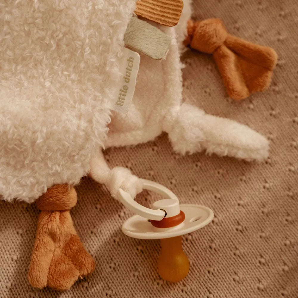 Porta ciuccio del Doudou Ochetta Bianca Little Dutch