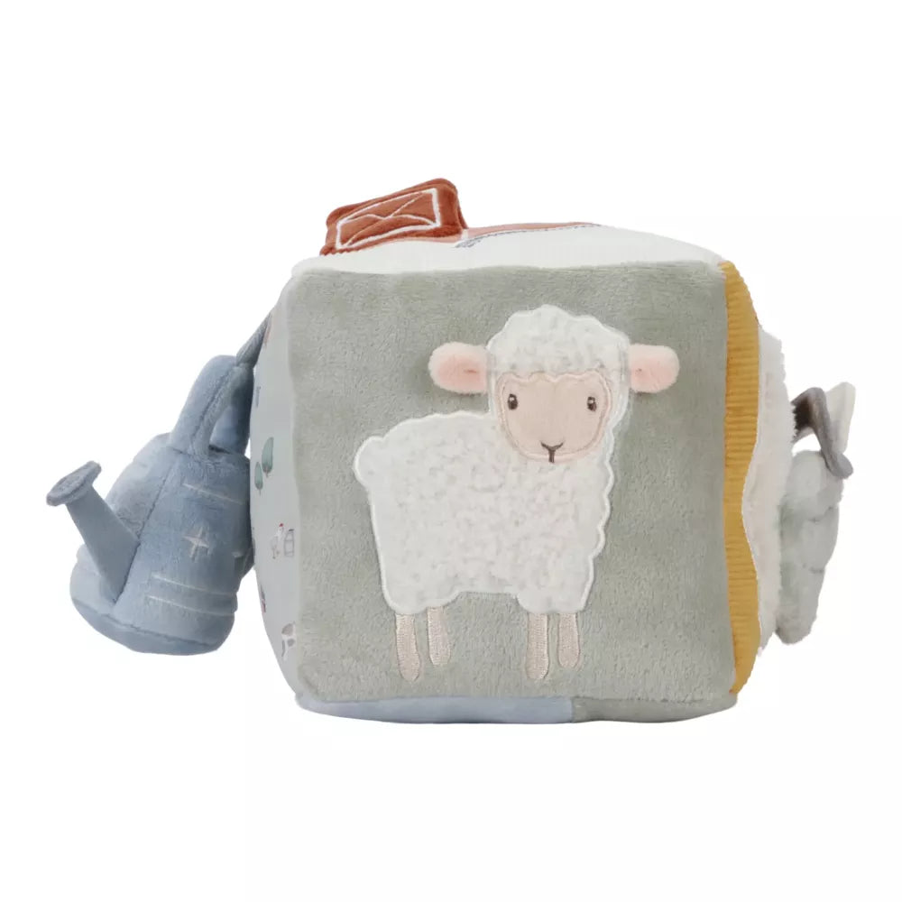 Cubo Morbido Little Dutch Little Farm lato con pecora