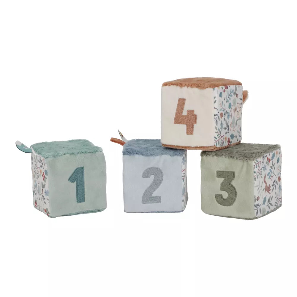 Cubi Morbidi Little Dutch Forest Friends lato con i numeri