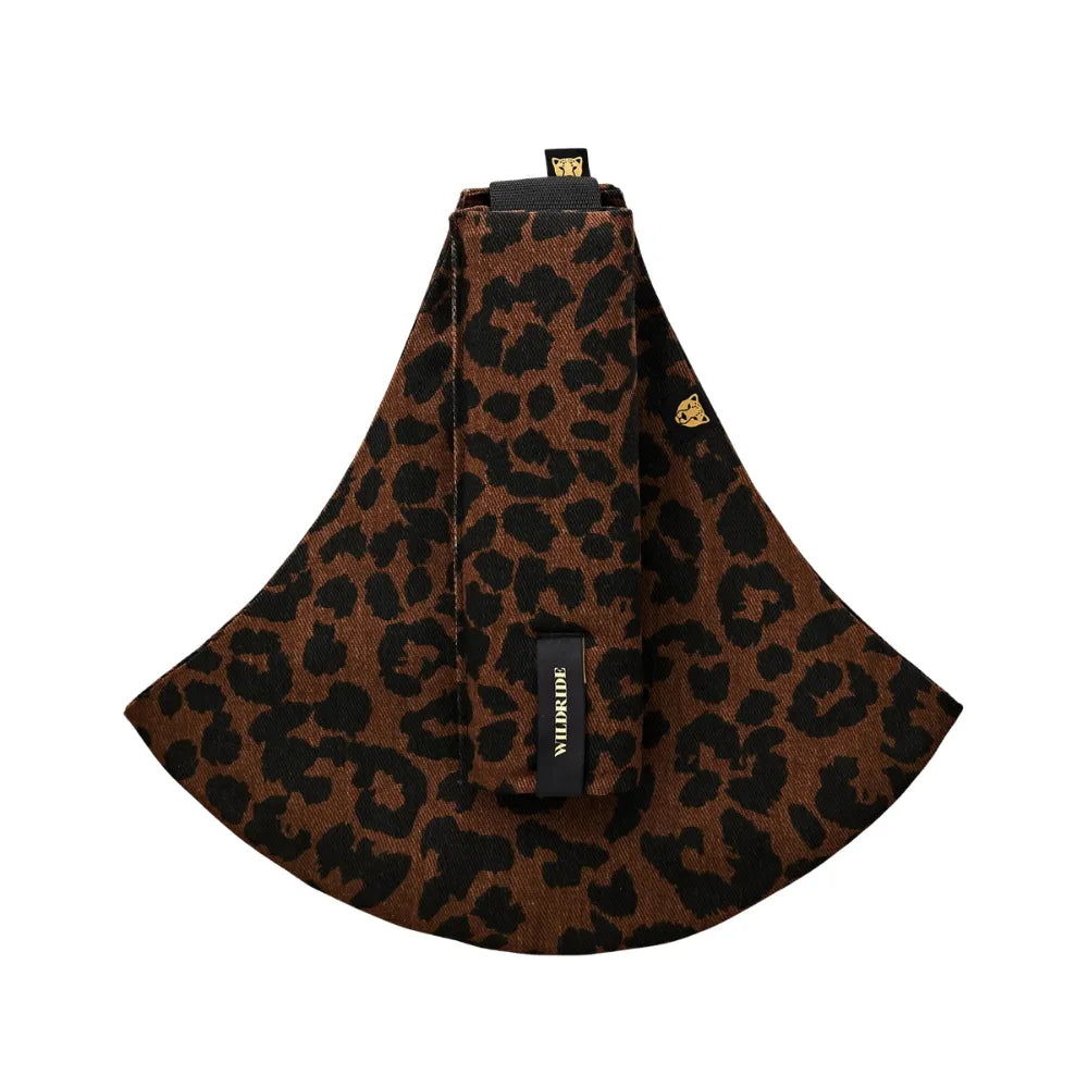 Marsupio per Neonato Fantasia Wildride Leopardato Piegato