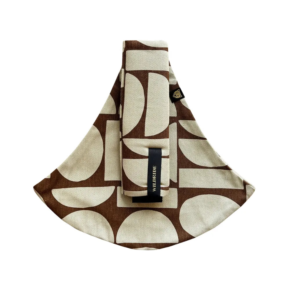 Marsupio per Neonato Fantasia Wildride Boho piegato